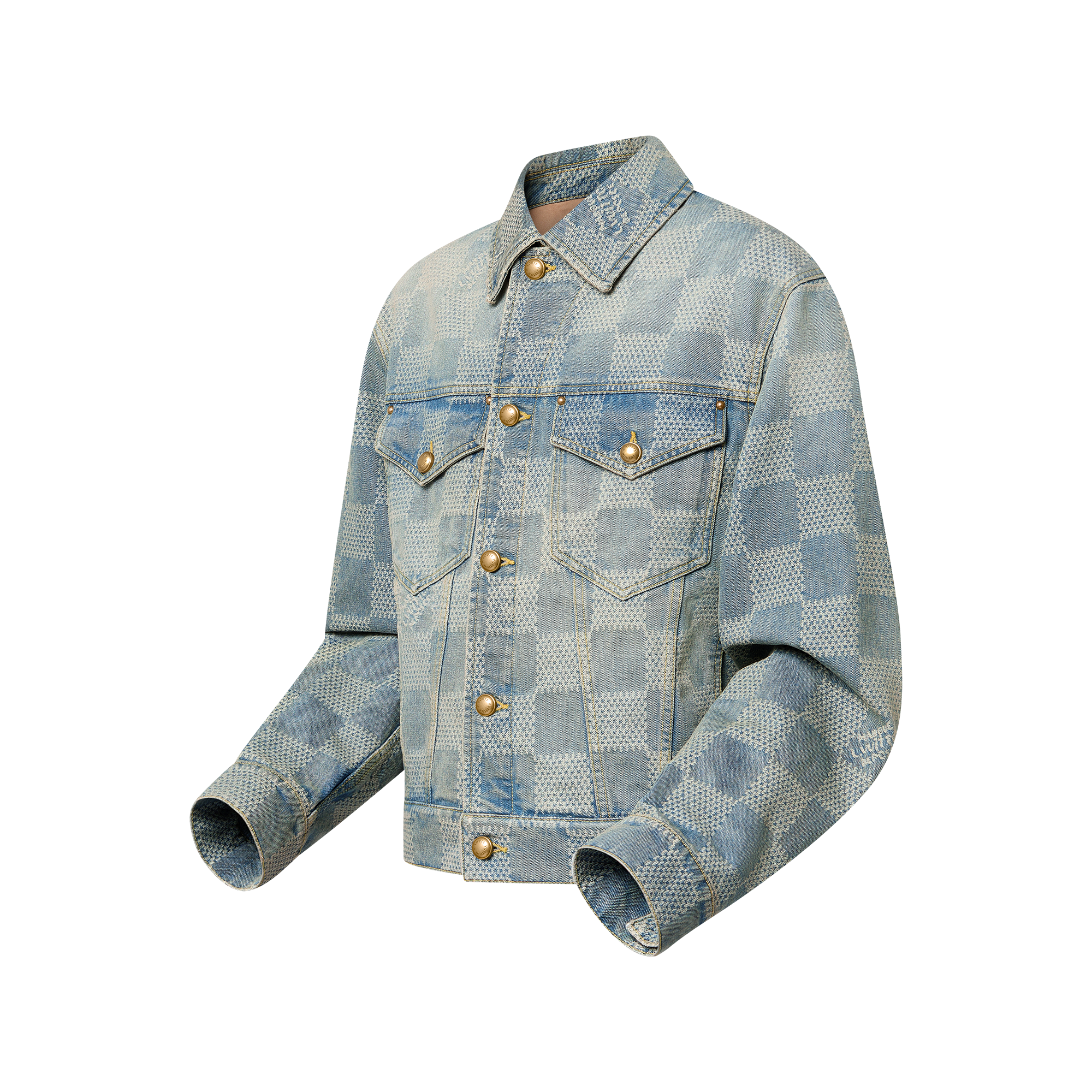 ジャケット・アウター Louis Vuitton Damier Denim Jacket Damier Classic Denim Jacket - Men - Ready-to-Wear | LOUIS VUITTON ®